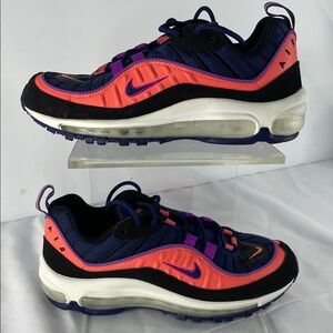 NIKE AIR MAX 98 GS BLUE EMBER YOUTH SNEAKERS FTL-12-014